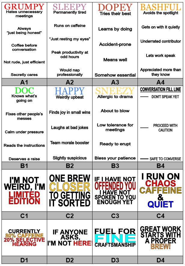 Conversation Fill Line - Know Your Liquid Levels - 11oz Mug