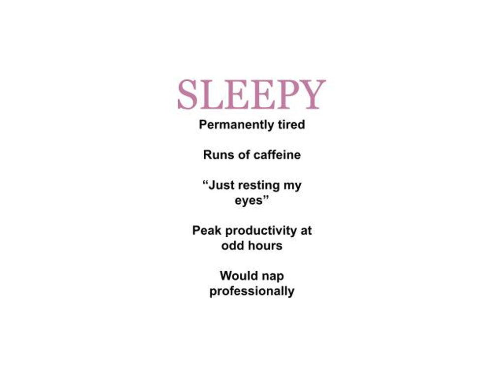 Character Archetype: SLEEPY - 11oz Mug